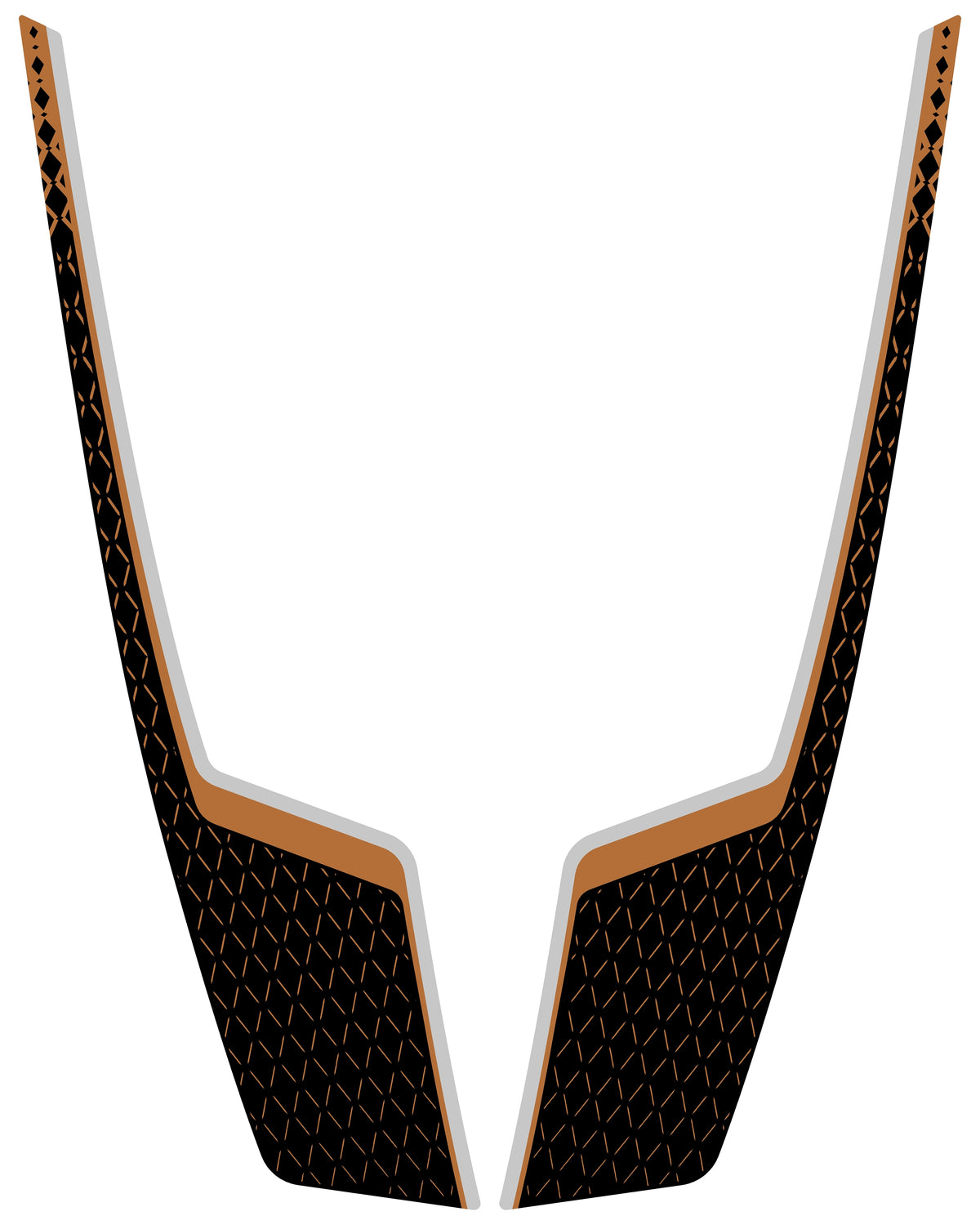 35 oem Style Hood Stripes