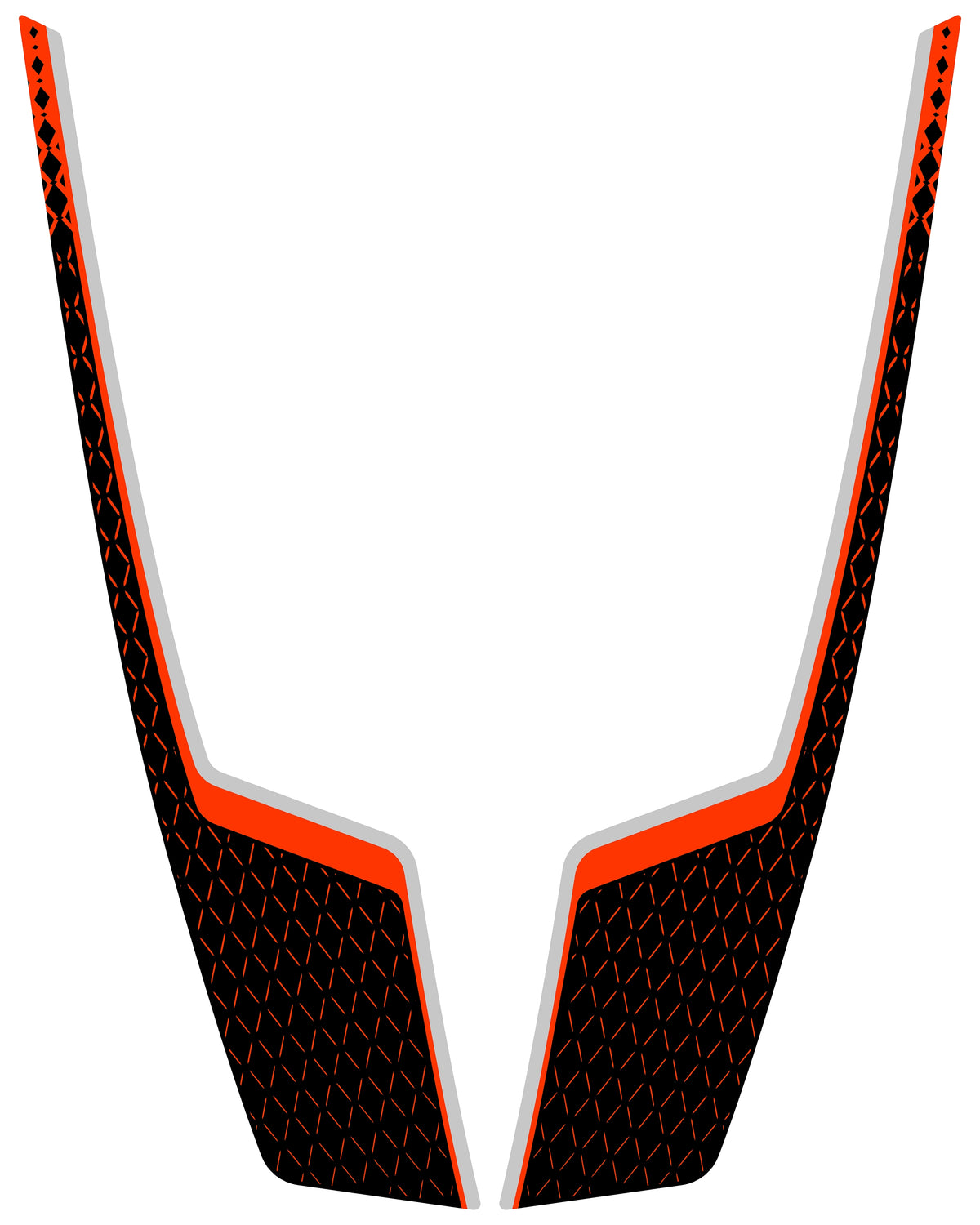 35 oem Style Hood Stripes