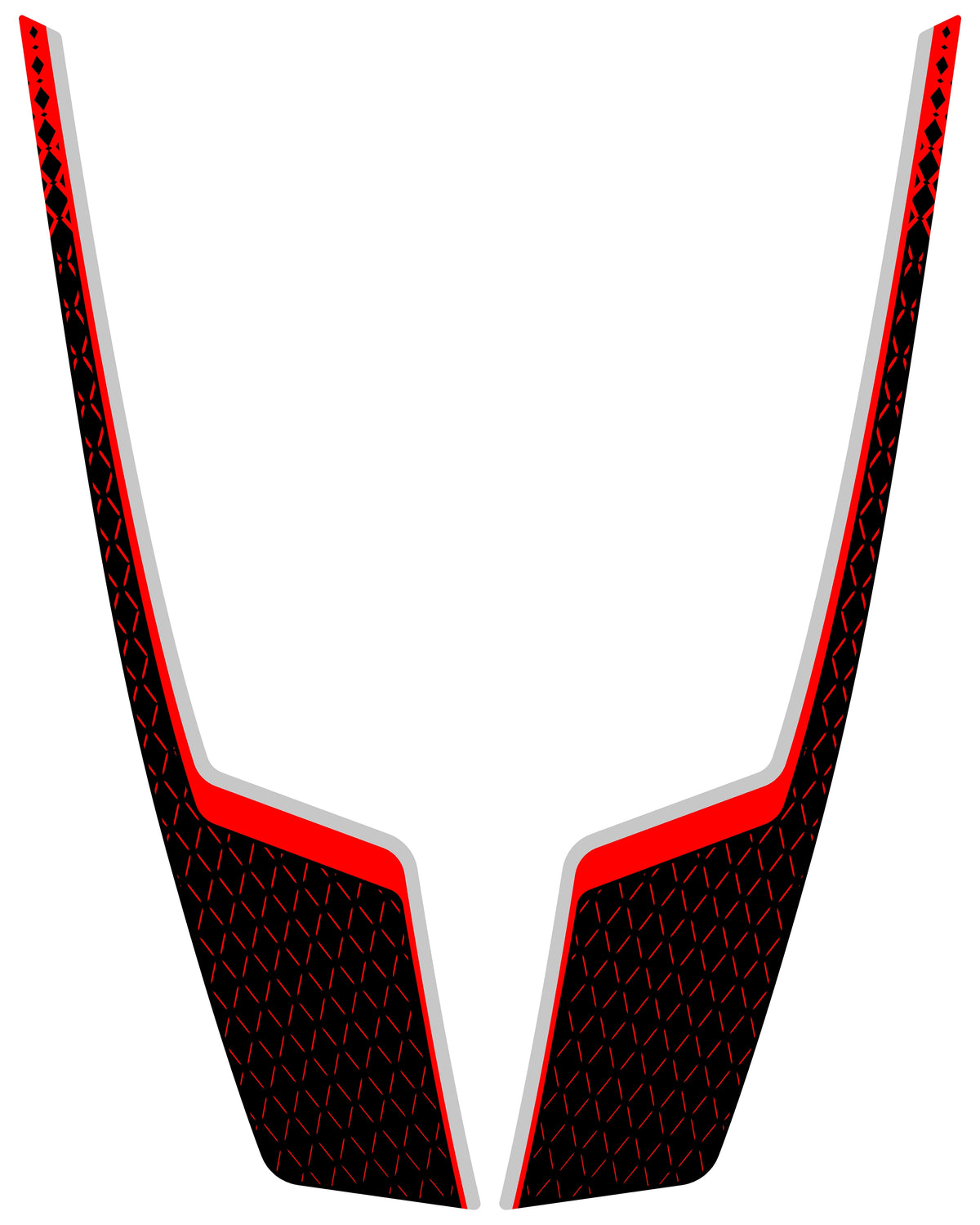 35 oem Style Hood Stripes