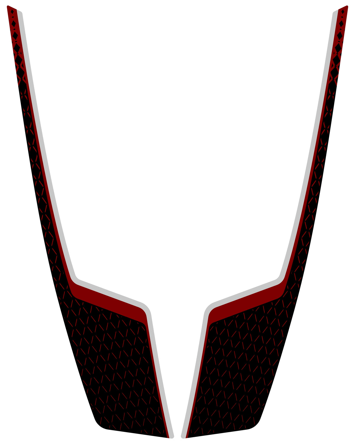 35 oem Style Hood Stripes