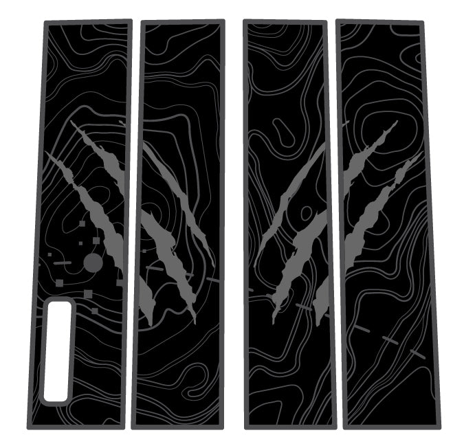 GEN 3 BLACKOUT Edition B-PILLARS with Claw