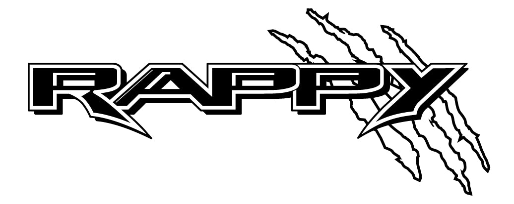 Raopy Gen 3 Rappy Logo Beds with Claw Paint Show - RappyGraphics.com