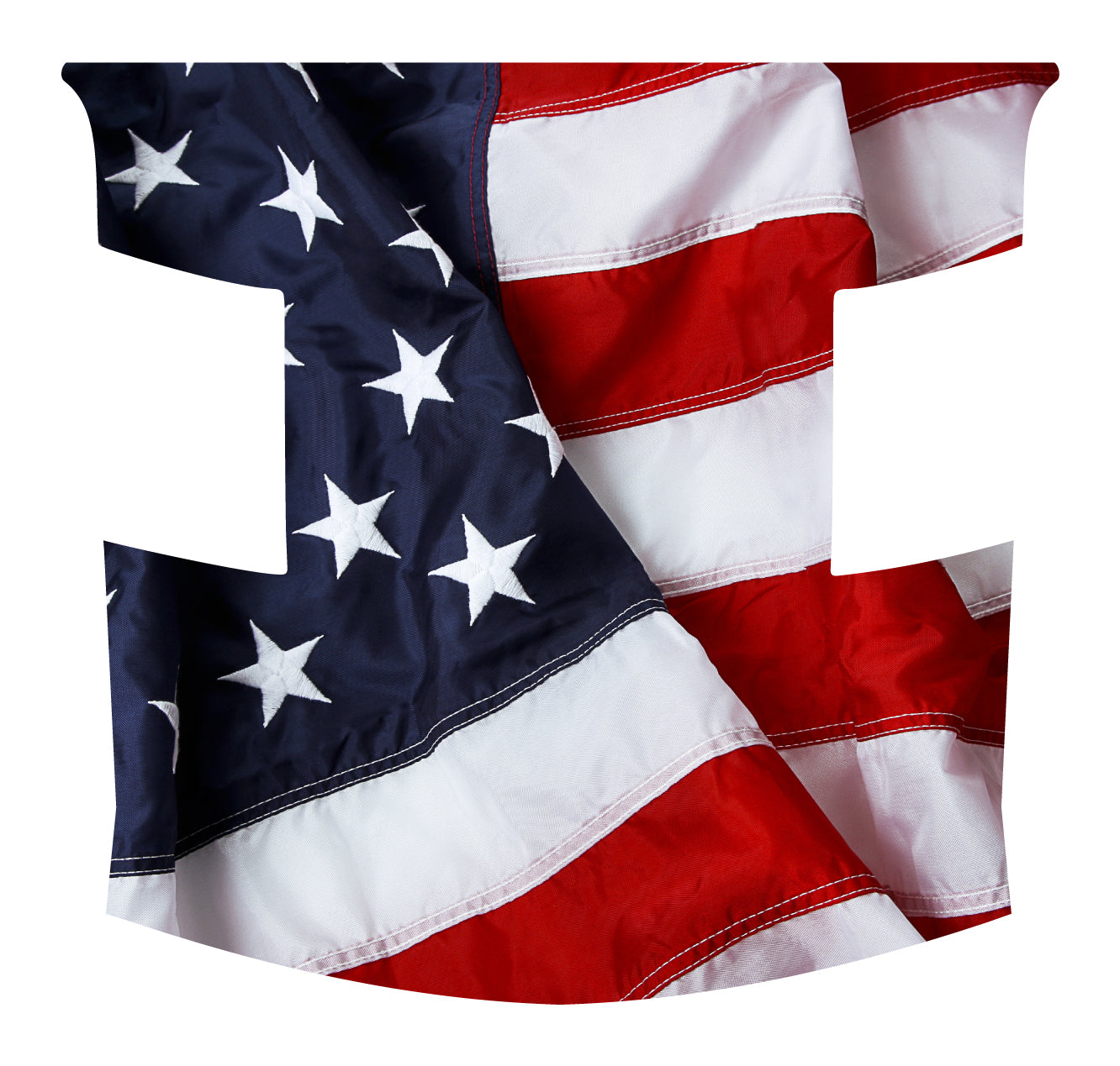 Waving American Flag Hood Wrap