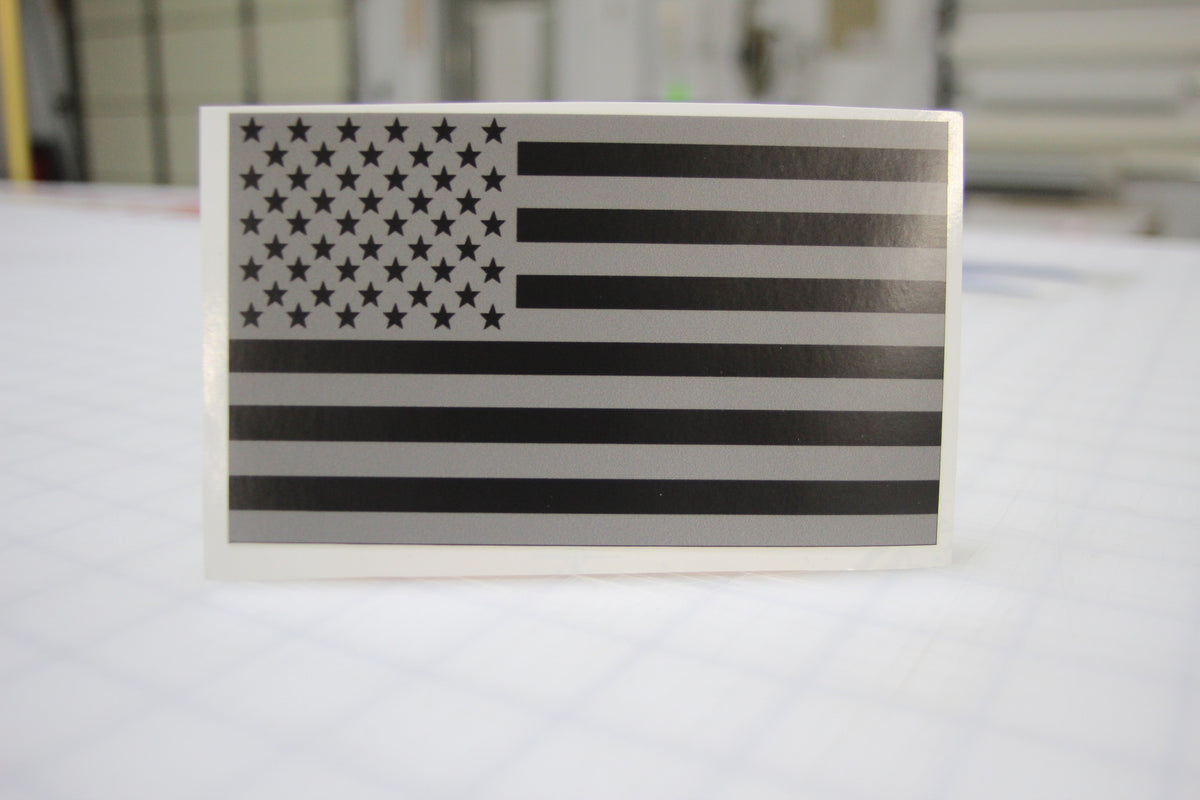 Black &amp; Gray American Flag