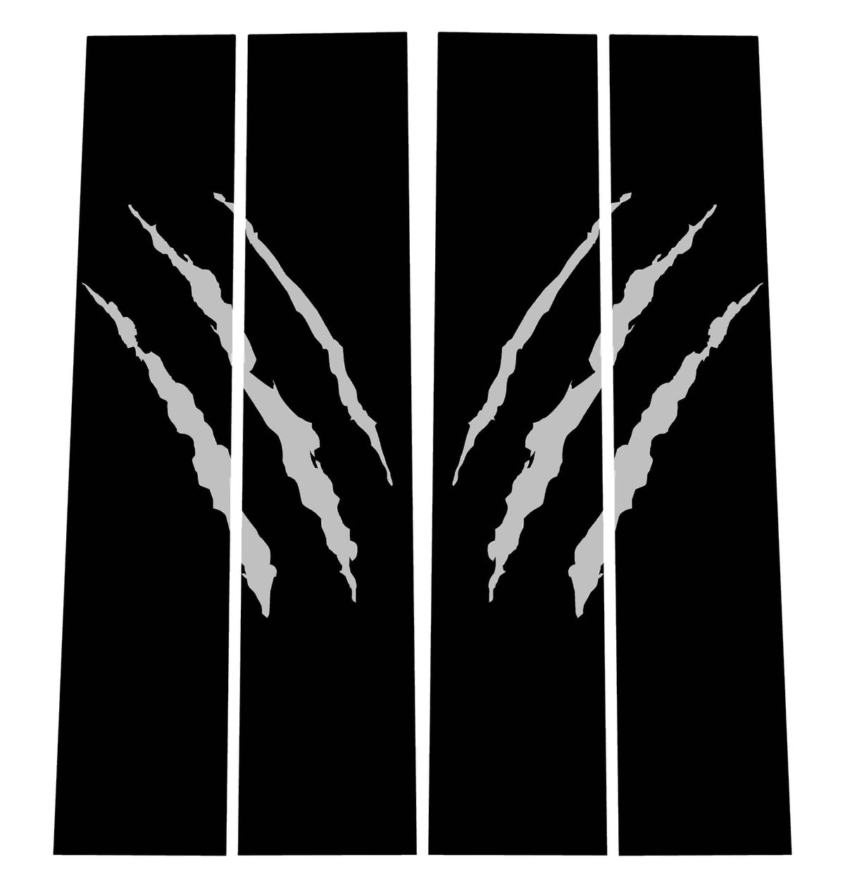 Gen 1 B-Pillar Overlay Set with Claw Rips